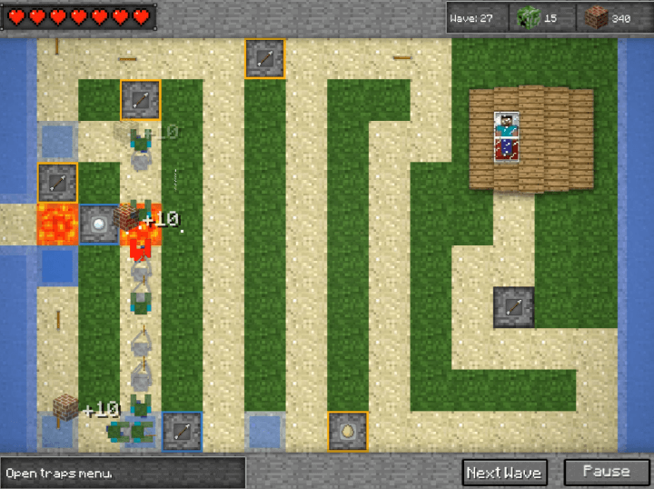 投稿についてもっと詳しく マインクラフトタワーディフェンス – フラッシュゲーム